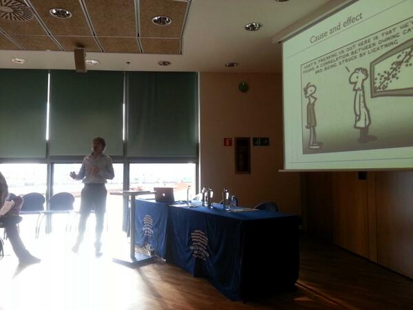 TahaYasseri's tweet image. Patrick McSharry delivers the first talk of the Computational Social Science satellite #collectivecontagion #eccs13