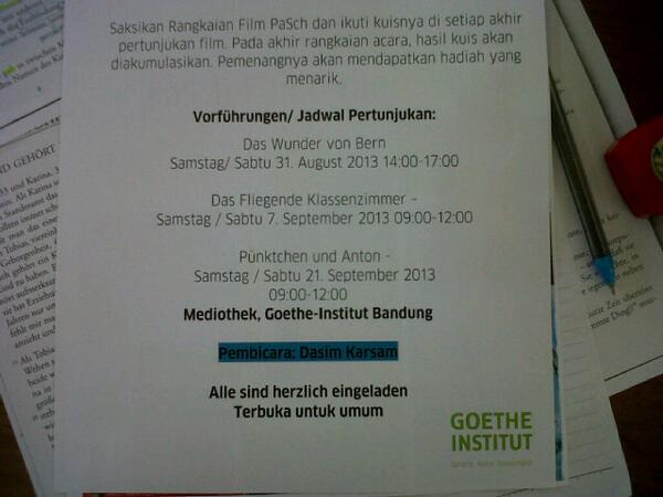 Goethe menanti :)