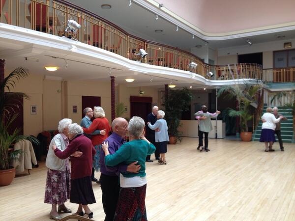 Great day out in Ilkley at the Tea Dance in the Winter Gardens.