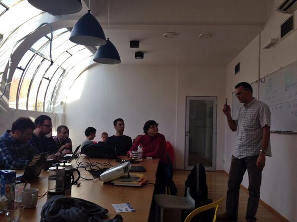 dougiegyro's tweet image. The #sourcecamp unconference continues today in @Sourcefabric&apos;s Prague HQ. Newscoop caching is the session now.