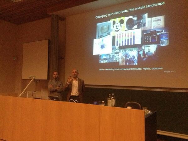 FredTruyen's tweet image. Shaun Hides &amp;amp; Jonathan Shaw OpenMedia classes #dighum13 and Photography #eurphoto