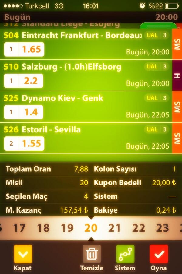 19.09 uefa banko kuponu arayanlar buraya