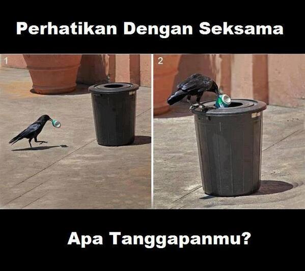 SOAPS_BDG's tweet photo. Seharusnya Manusia bisa lebih berpikir. #SOAPS http://t.co/5gmxdFnJcP