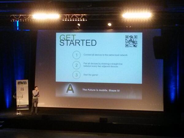 AppsMarathon's tweet photo. RT @StartupsBe: Golve is presenting! #techstartupday http://t.co/EwYgUDrVeH