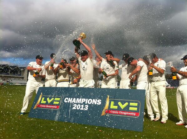 We are @LV_Cricket COUNTY CHAMPS!