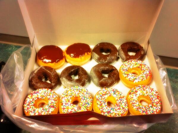 Jazz Band students get to Glen quick this morning! #cuzfreedoughnuts