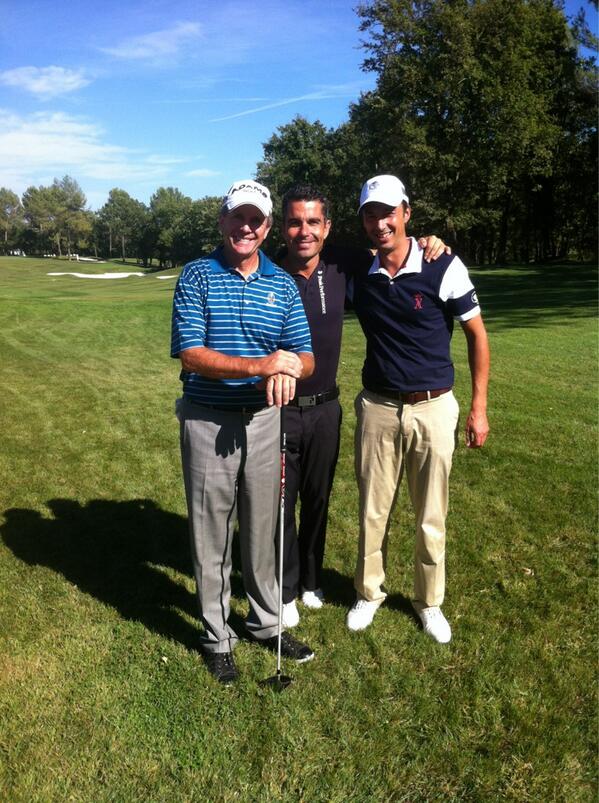 Golf with former US Open champion Jerry Pate and former French National team mate Fabrice Stolear at Terre Blanche!