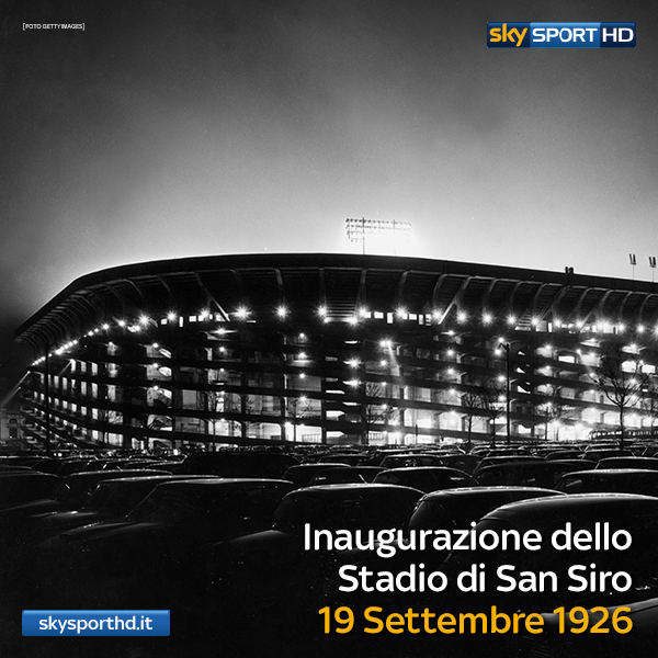 87 anni fa venne inaugurato lo stadio di #SanSiro. Quale emozione vi lega alla "Scala del Calcio"?