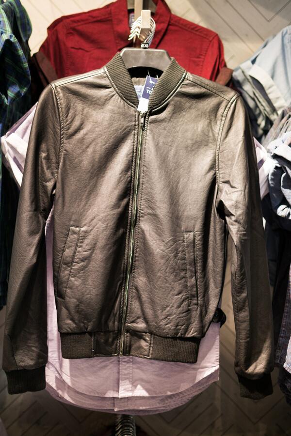 Lastly, this leather baseball jacket from @TopmanUK. RT to vote and be in with a chance to win! #WhiteleyStyle
