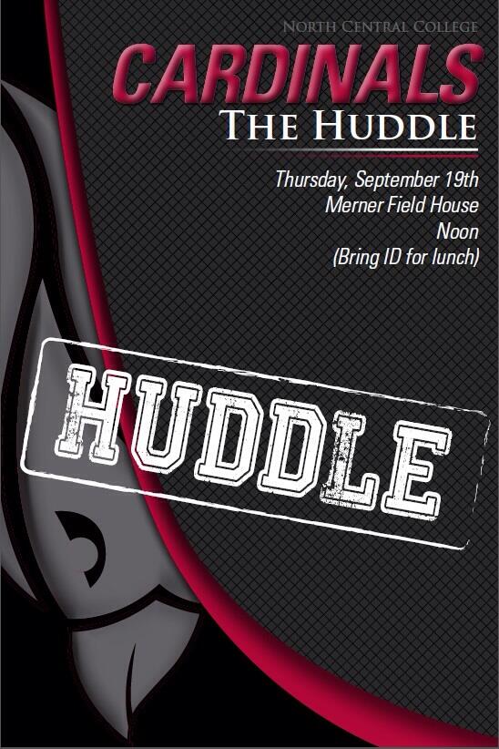 We're looking forward to seeing everyone in Merner at noon! #TheHuddle #WeAreNC #Cardinals #athletics