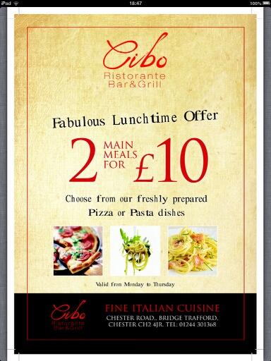 2 main meals £10