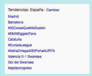 Lo hemos conseguido: #apdacongreso ya ha entrado en la lista de TT nacionales