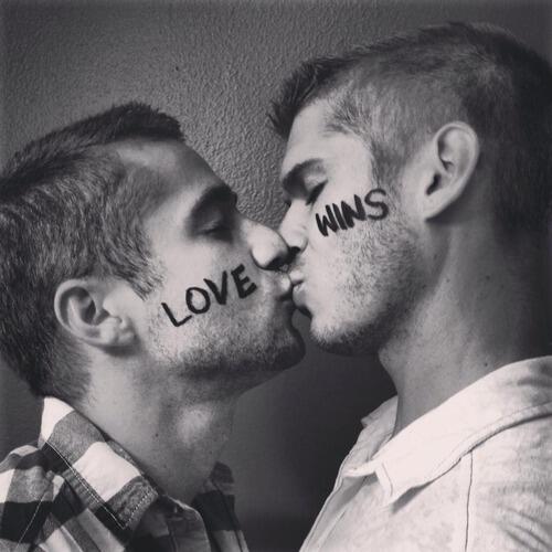 JocksMenAndMore's tweet photo. "Love Wins" http://t.co/j7fxm8RZb9