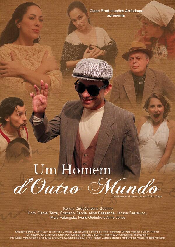 Espetáculo livremente inspirado na vida e obra de Chico Xavier.
Quando? 04 de outubro
Onde? <a href="/teatrotsc/">Teatro São Carlos</a>