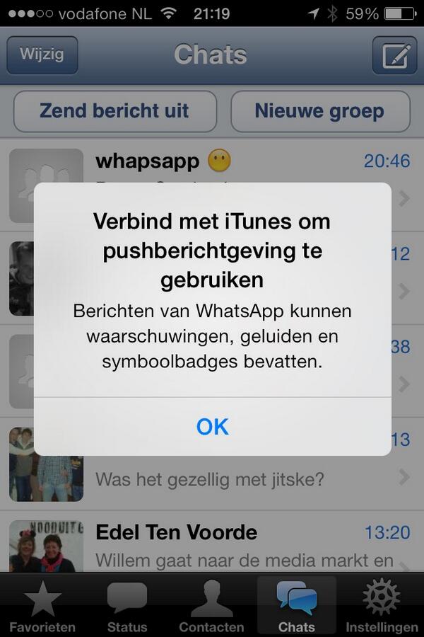 ImkeWiemerink's tweet photo. Iemand enig idee ? #probleem #iOS7Problems #iphone4S http://t.co/2c5sZEoToz