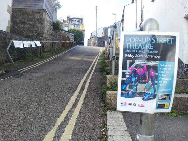 RemappingStIves's tweet photo. Setting up for shallal's performances tomorrow. From 11 smeatons pier re: accessibility! @stivesfestival http://t.co/eZ2pKLV5eK