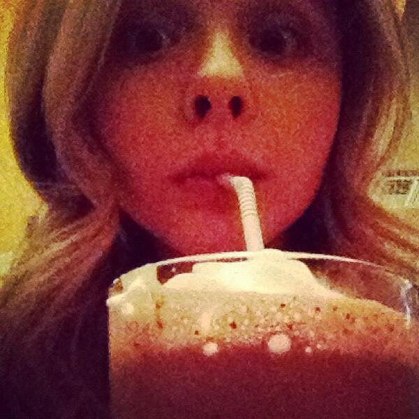 themayajacobs's tweet photo. Everybody was being annoying so I went out and got a milkshake instead. http://t.co/JnbvcmkDoC