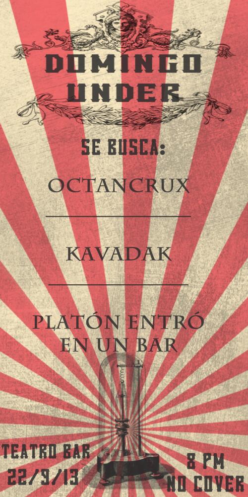 Kavadak's tweet photo. Este domingo prometemos partir la tarima! Asiste! http://t.co/FjtTlywSnN