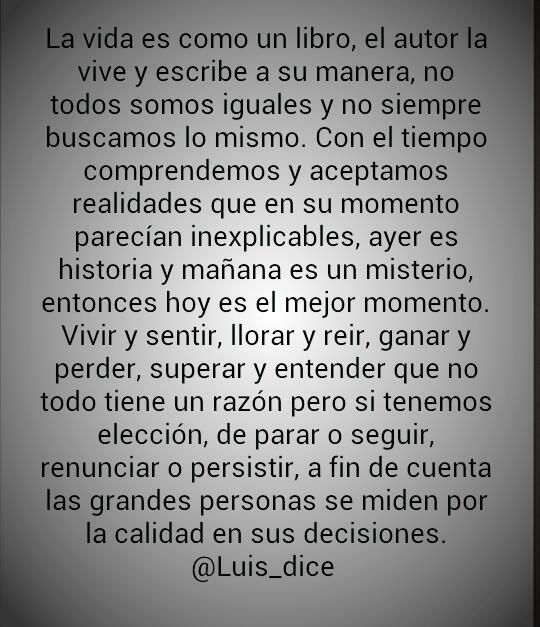 Luis_dice's tweet photo. La vida es como un libro.... http://t.co/gZVccQxYol