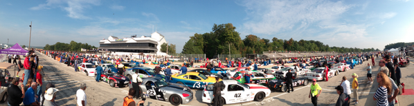 RACERHQ's tweet photo. 700 cars on track at @SCCAOfficial Runoffs at @RoadAmerica.
Pic: @PPfanner http://t.co/A0FfkUpIPb