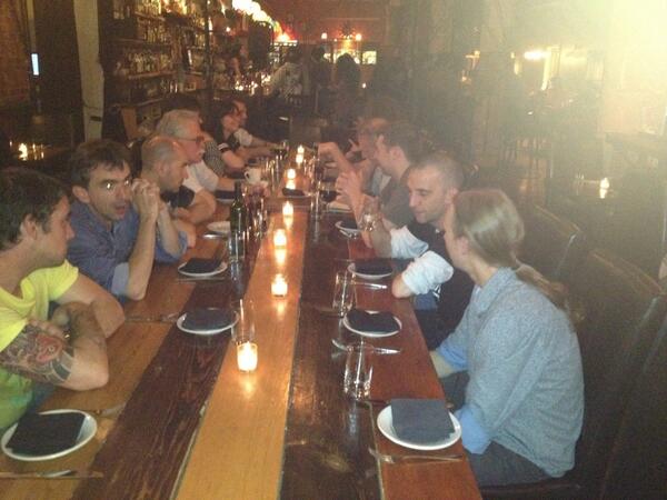 NYC Progressive F# Tutorials 2013 dinner