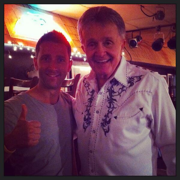 With the world famous #BillAnderson at the #BluebirdCafe #Nashville