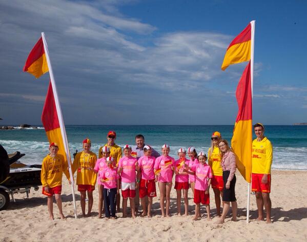 Flags are up at the season launch at <a href="/NorthBondiSLSC/">North Bondi SLSC</a>. Have a great season! #mysurflife