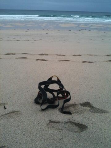 RemappingStIves's tweet photo. Meeting Shallal ready for performance today from 11. Kerry's harness snapped on porthmeor! @stivesfestival http://t.co/adEIRtiH2J