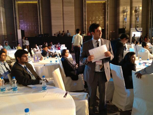 SHRMindia's tweet image. RT @arjunkhanna #shrmi13 @nishchae moderating the session on Corprate social responsibility