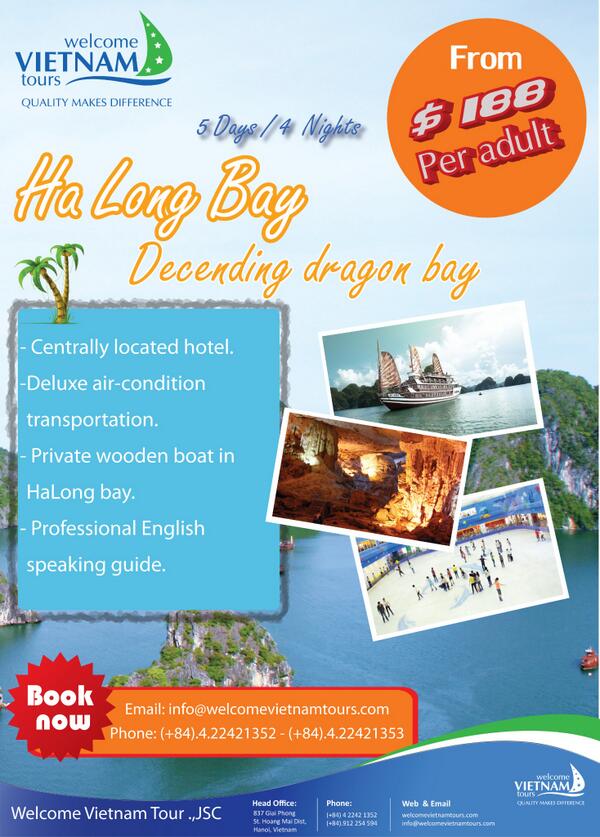 dongpham5's tweet photo. Ha Long Bay - Deceding dragon bay
#halongbay http://t.co/IouU3cEHdm