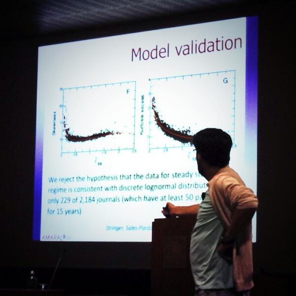 eccs13's tweet image. #eccs13 #barcelona #model #validation #bibliometrics #lognormal
