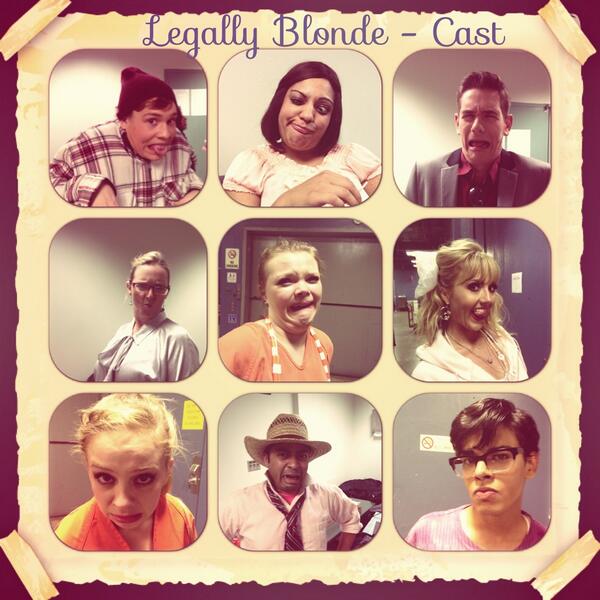 Hours before our opening night Legally Blonde #musicalsingalong #legallyblonde #tulsapac