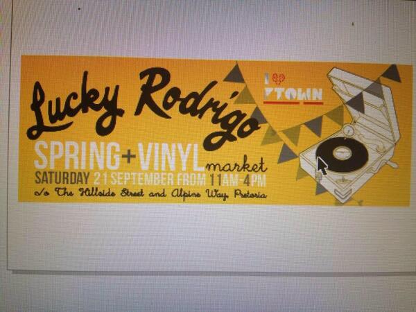 LuckyRodrigo's tweet photo. Viyl market sat 21 sept. 11 am-4pm. http://t.co/RyFhcezOp1