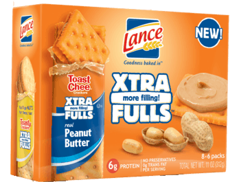 Follow @LanceSnacks to join the Lance Snack Patrol! With up to 6 grams of protein, the goodness is baked in.