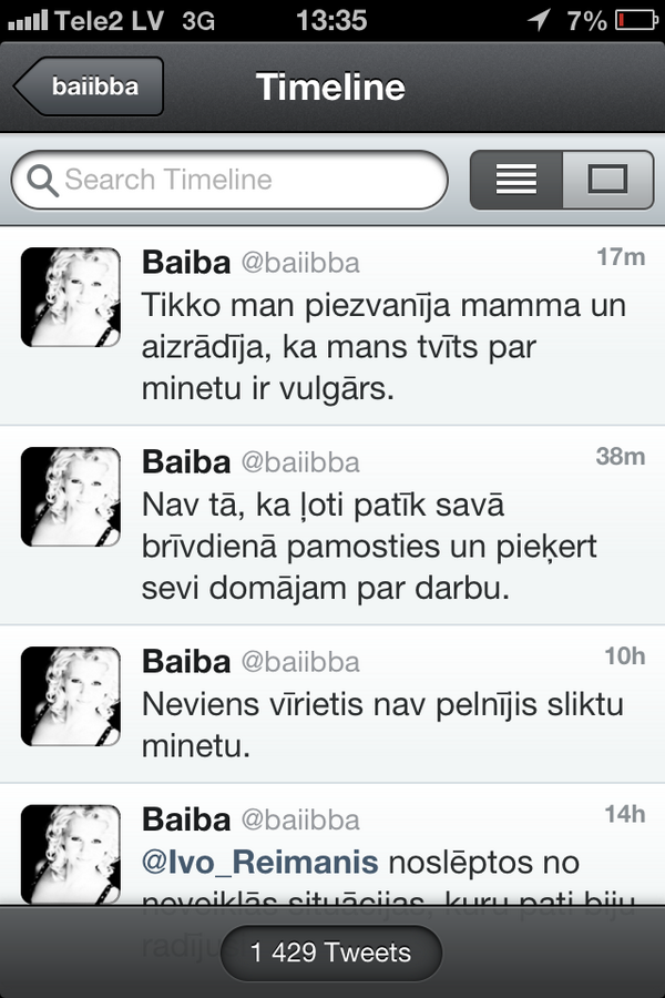 Tas brīdis, kad tava mamma ir twitterī: