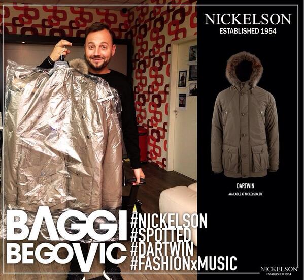 <a href="/BaggiBegovic/">ElsaMghrn</a>  Happy with his <a href="/nickelson/">NICKELSON</a>  Dartwin Jacket!
#FashioMeetsMusic #winterseason  #ShopOnline #housemusic