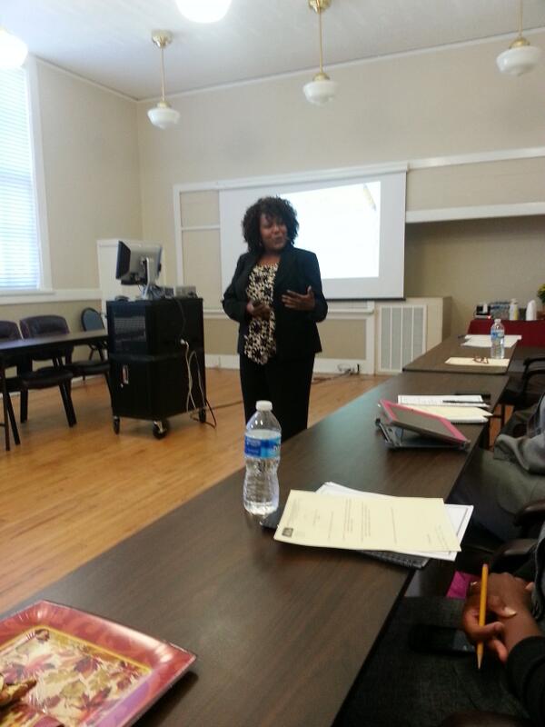 Enjoyed listening as one of our own,  Ms.  Ericka Anderson,  shared at GRESA yesterday! #NCSSBeTheBest