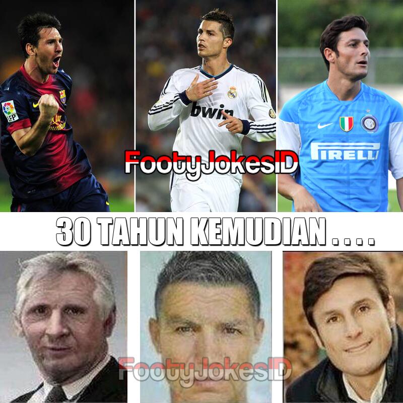 FootyJokes Indonesia on Twitter Messi  Ronaldo  Zanetti 