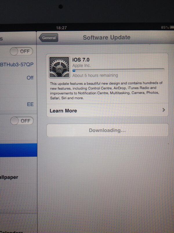 BinitaChamling's tweet image. Oh its only 5 hours for the update #iOS7Problems #iOS7TH