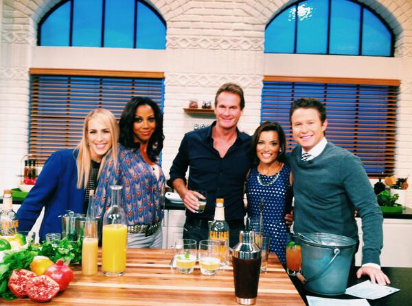 Rande Gerber (@randegerber) on Twitter photo Having some <a href="/CalicheRum/">Caliche Rum</a> this morning in the studio with @billybush @kithoover @liveaccess #NationalRumPunchDay Having some <a href="/CalicheRum/">Caliche Rum</a> this morning in the studio with @billybush @kithoover @liveaccess #NationalRumPunchDay