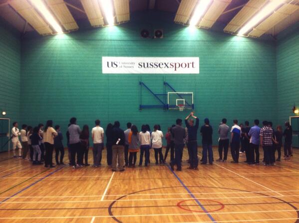 #sussexfreshers A great turn out from you all for the beginners taster session