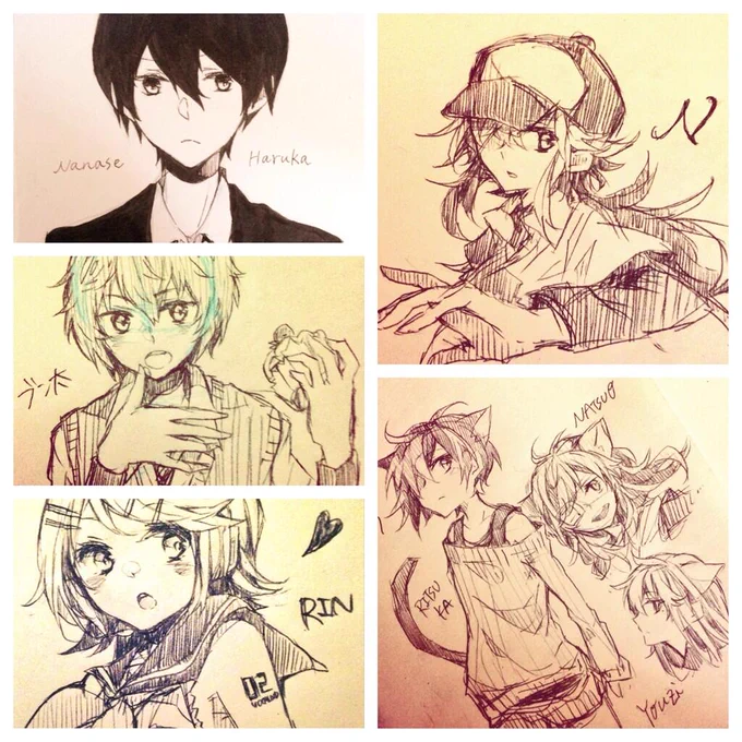 最近の落書きまとめ 