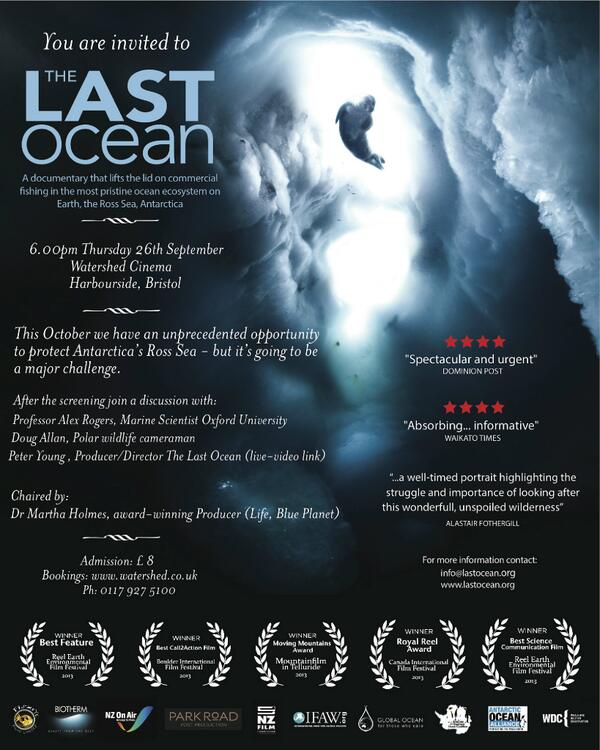 oceandays72's tweet photo. @Elizabeth0White Thanks for the RT Liz. We hope to see you Thursday! #AntarcticMPA #LastOcean #Frozenplanet http://t.co/qrFpjvYiqk