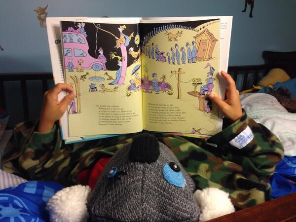 AddisJason's tweet photo. Reading can be fun! http://t.co/0VyvDd4tNz