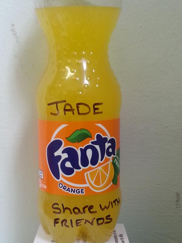 Who needs coca cola to share with friends?