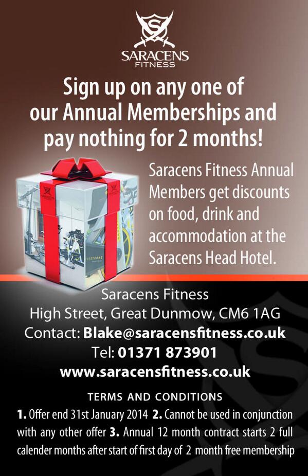 2 months FREE membership! #GreatDunmow #GymMembership #unbelievabledeals