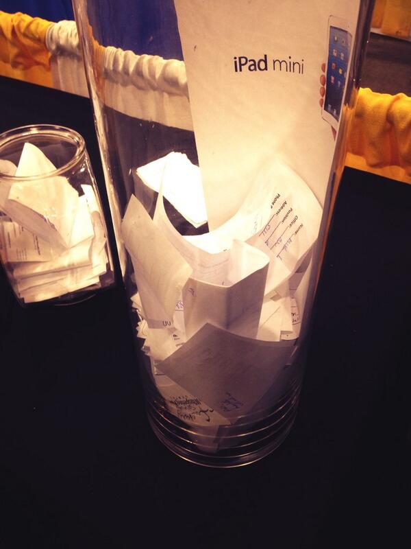 Choice_Recovery's tweet photo. The jar for our #iPAD raffle is starting to fill up. Come check us out at booth 640 #ODA2013AS http://t.co/vqiEnZYpt9