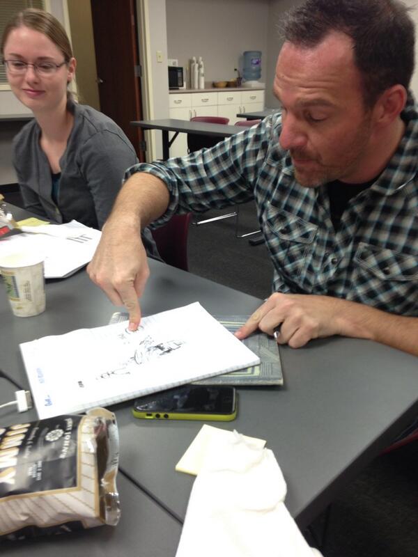 agguzik's tweet photo. @jasonlacava pressing the rude button during our meeting. http://t.co/NLimsxWyxw