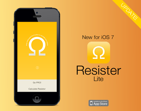 MarckApps's tweet photo. Resister Calculator 2 Lite ir out!!!
Update for free to get the new design for iOS 7!!!
http://t.co/X0niVq5mAf http://t.co/MsxrkbA2ER