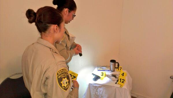 LVMPDExplorers's tweet photo. Our @MetroCSIExplore explorers searching for a clue to crack the case. #Paso2013 http://t.co/h3eZ4v1DdF